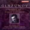 Glazunov: Symfoni 1 / Violin Kon