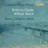 Komplet klavermusik af Rebecca Clarke og William Busch.