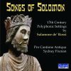 Rossi Salomone / Lishlomo Harashirim Asher: Songs of Solomon