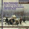 Anton Rubinstein Cellokoncerter. Thomas-Mifune, cello