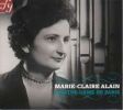 Marie-Claire Alain ved orglet i Notre-Dame, Paris. Recital 1974 og 1979