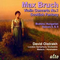 Bruch: Violinkoncert nr.1 - Skotsk Fantasi; Brahms: Ungarske danse  5, 8 &9