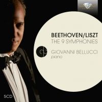 Beethoven Symfonier 1-9 arrangeret af Liszt. Giovanni Bellucci (5 CD)