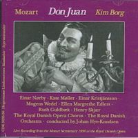 Mozart. Don Juan sunget på dansk med Kim Borg (2 CD)